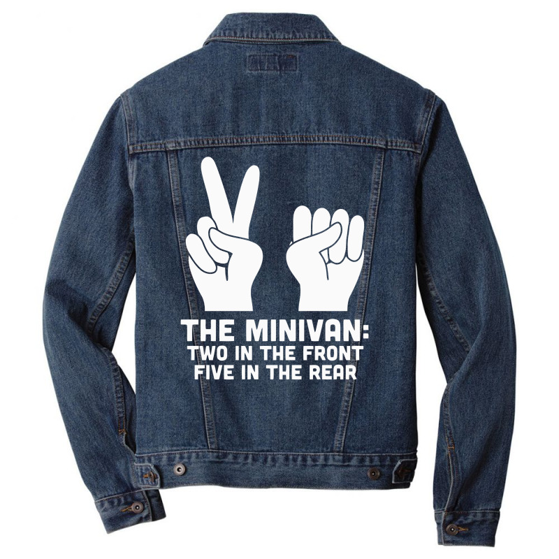 The Minivan Funny Men Denim Jacket by rusmashirt | Artistshot