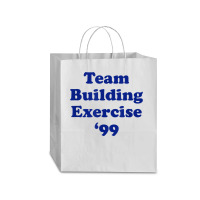 Team Building Exercise 99 Traveler Paper Bag -13 X 6 X 15 3/4 | Artistshot