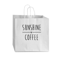 Sunshine And Coffee Vogue Paper Bag - 16 X 6 X 12 | Artistshot