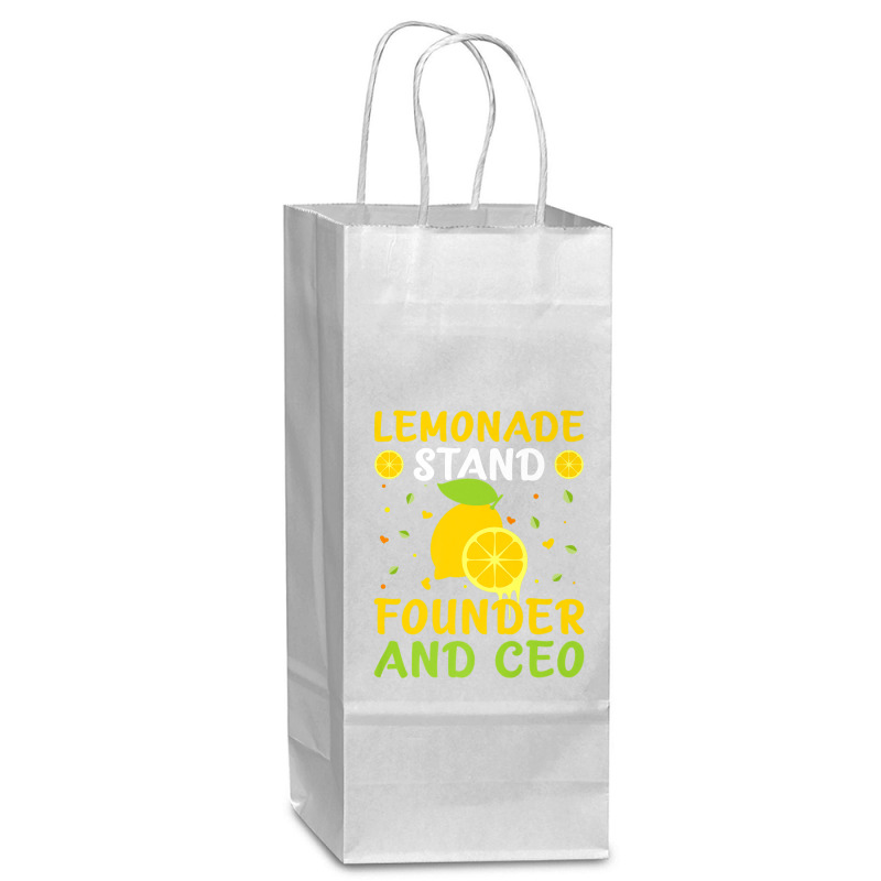 Lemonade Stand Founder And Ceo Premium T Shirt Wine Paper Bag - 5 1/2 X 3 1/4 X 13 | Artistshot