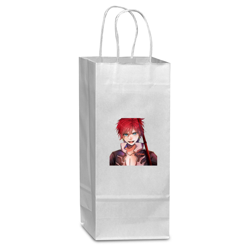 Orient Anime 8 Wine Paper Bag - 5 1/2 X 3 1/4 X 13 | Artistshot