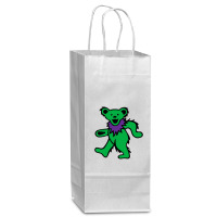 Greeny Grateful Wine Paper Bag - 5 1/2 X 3 1/4 X 13 | Artistshot