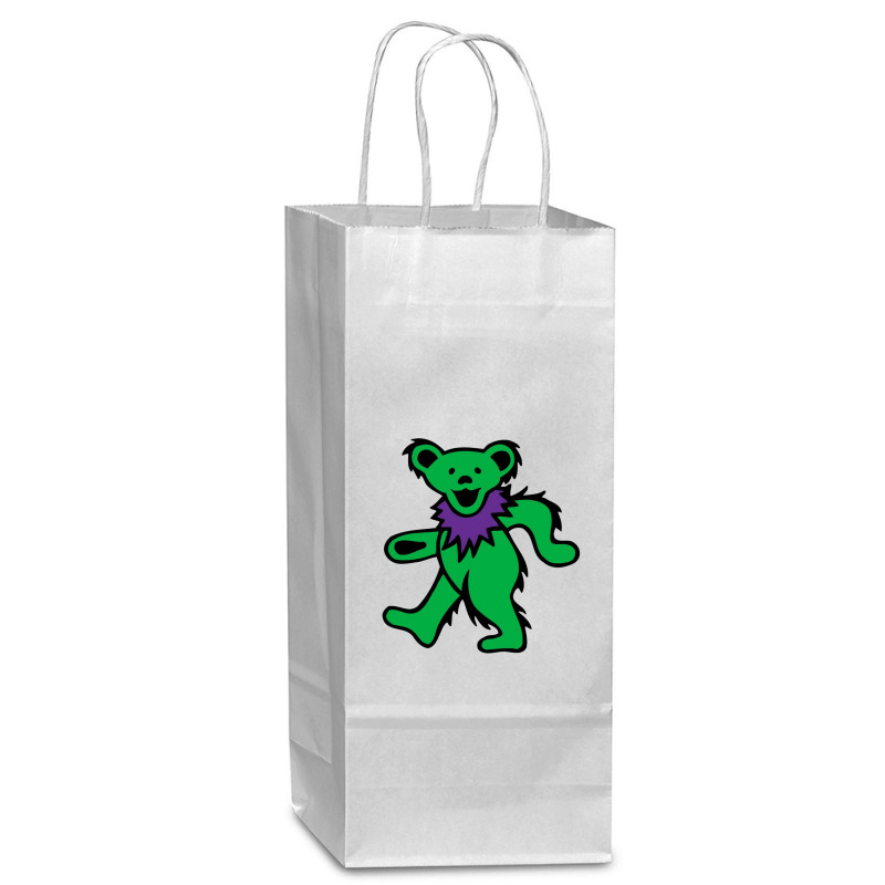 Greeny Grateful Wine Paper Bag - 5 1/2 X 3 1/4 X 13 | Artistshot