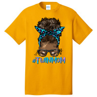 Afro Messy Bun Twin Mom Basic T-shirt | Artistshot