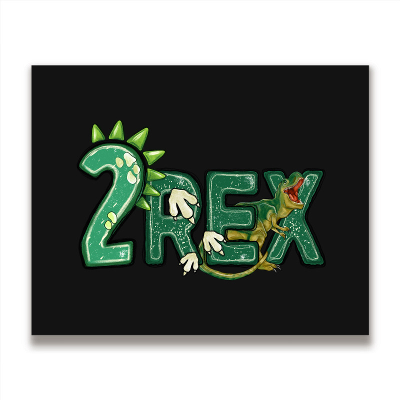 Two Rex Metal Print Horizontal | Artistshot