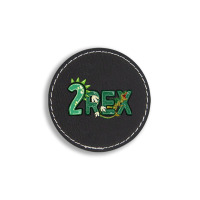 Two Rex Round Leatherette Patch | Artistshot