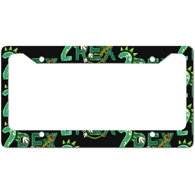 Two Rex License Plate Frame | Artistshot