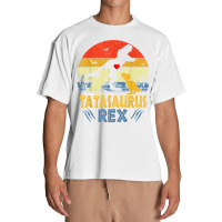 Tata Saurus T Rex Dinosaur Tata 2 Kids Family Matching T Shirt Urban Heavy T-shirt | Artistshot