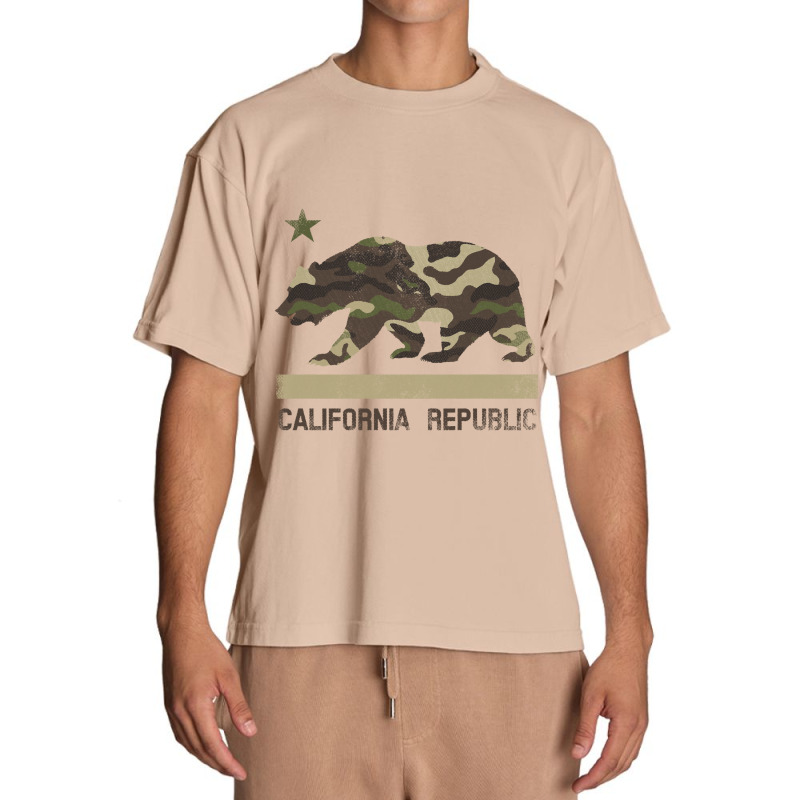 Camoue California Republic Flag Bear Star Cali La T Urban Heavy T-shirt by Binhthai9809 | Artistshot