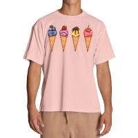 Assorted Ice Cream Cones T  Shirt Assorted Ice Cream Cones Set   Blueb Urban Heavy T-shirt | Artistshot