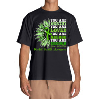 Motivational Support Warrior Mental Health Awarene Urban Heavy T-shirt | Artistshot