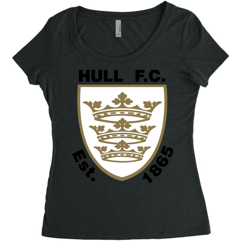 Hull Fc Women's Triblend Scoop T-shirt by SomArt | Artistshot