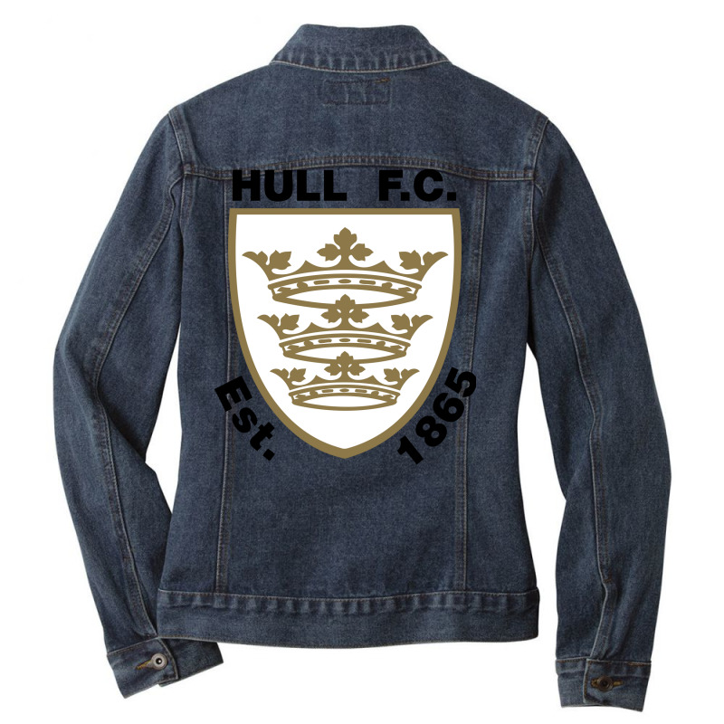 Hull Fc Ladies Denim Jacket by SomArt | Artistshot