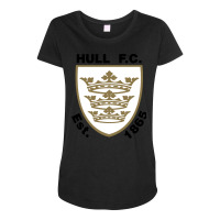 Hull Fc Maternity Scoop Neck T-shirt | Artistshot