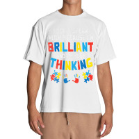 Don't Speak Much Busy Thinking Autism Awareness Urban Heavy T-shirt | Artistshot