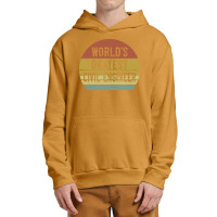 Civil Engineers T  Shirt World's Okayest Civil Engineer T  Shirt Urban Pullover Hoodie | Artistshot