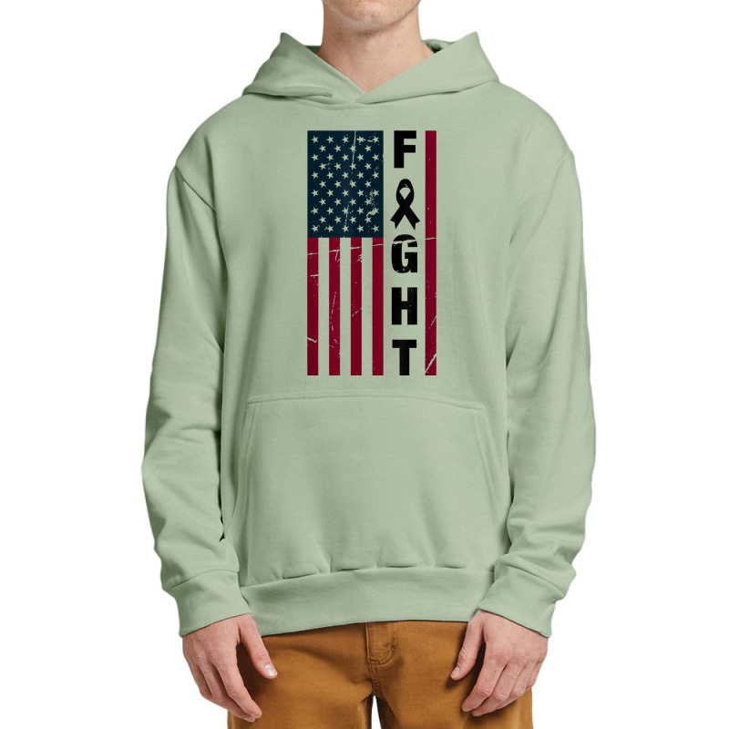 Fight Cancer Awareness T Shirts American Flag Grey Matters T Shirt Urban Pullover Hoodie by juleakuehneman | Artistshot