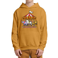 Horse Carousel Cute Carnival Ride Animals Circus T Shirt Urban Pullover Hoodie | Artistshot