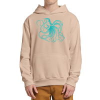 Vintage Octopus Cool Retro Marine Biologist Ocean Sea Life Tank Top Urban Pullover Hoodie | Artistshot