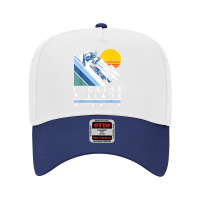 Incline Village Nevada Retro Ski T Shirt Adjustable Baseball Cap | Artistshot