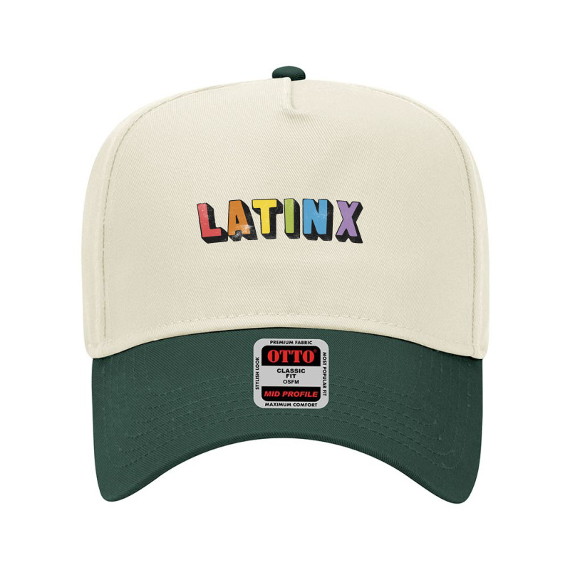 Latinx Original Retro Style Design Adjustable Baseball Cap by bedaopini | Artistshot