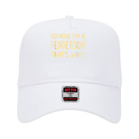 Because I'm A Henderson Nevada Personalized Nv Custom T Shirt Adjustable Baseball Cap | Artistshot