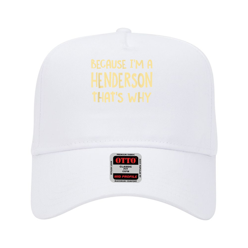 Because I'm A Henderson Nevada Personalized Nv Custom T Shirt Adjustable Baseball Cap by bibonzgulnacqo | Artistshot