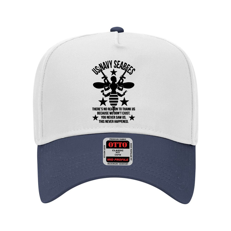 Us Navy Seabees Adjustable Baseball Cap by Lemah Teles | Artistshot