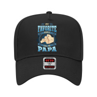 Mens My Favorite People Call Me Papa Gifts Papa Fathers Day Adjustable Baseball Cap | Artistshot