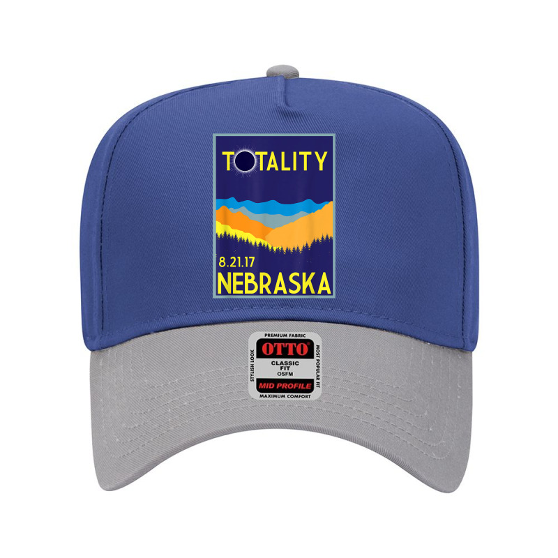 Nebraska Total Solar Eclipse 2017 T Shirt Vintage Retro Tee Adjustable Baseball Cap by marshall0976 | Artistshot