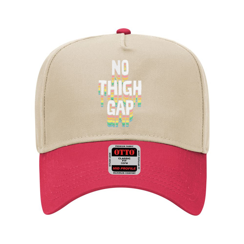 No Thigh Gap Original Body Positivity Typography Design Adjustable Baseball Cap | Artistshot