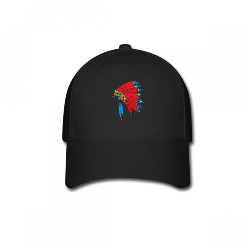 Native American Headdress Baseball Cap by ChandraGay | Artistshot