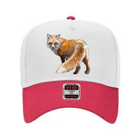 Red Fox Adjustable Baseball Cap | Artistshot