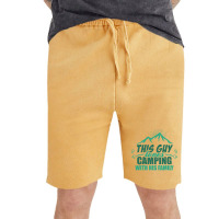 This Guy Loves Camping With His Family Vintage Short | Artistshot
