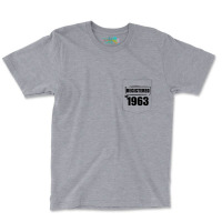 Registered No 1963 Pocket T-shirt | Artistshot