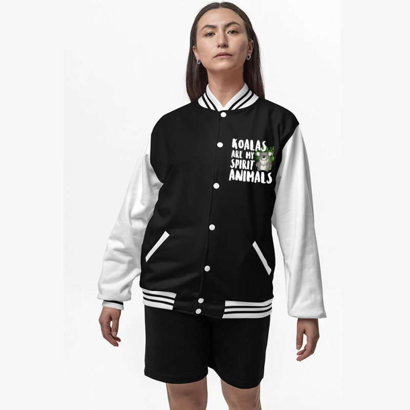 Koalas Are My Spirit Animals For Dark Bomber Jacket by autlu2024 | Artistshot