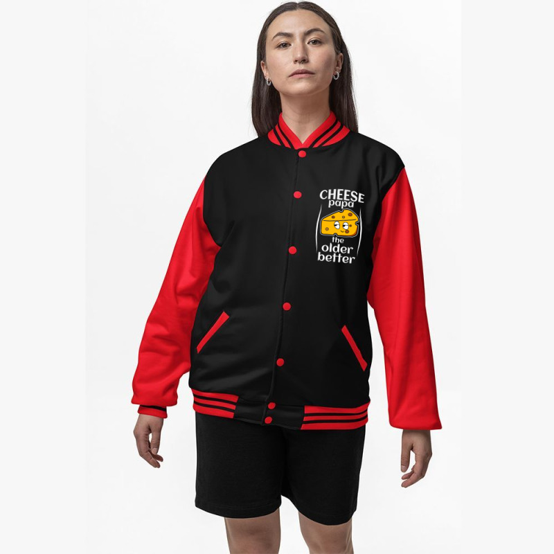 Cheese Papa Bomber Jacket | Artistshot