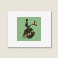 Green Music Option Man Colour Landscape Canvas Print | Artistshot