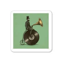 Green Music Option Man Colour Sticker | Artistshot