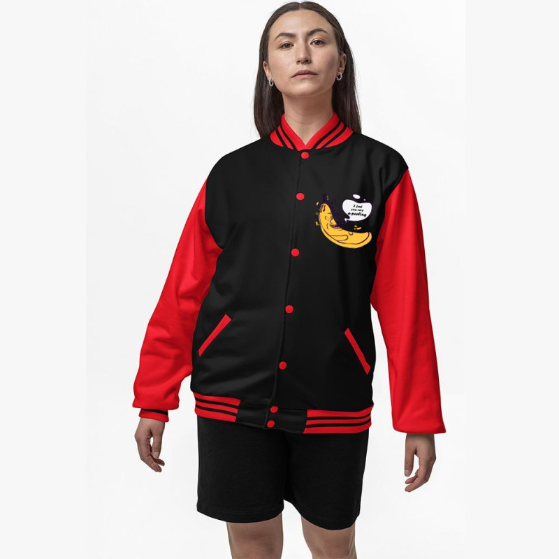 Laughing Banana Bomber Jacket | Artistshot