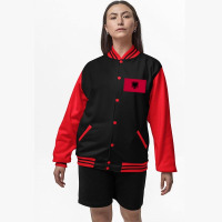 Albanien Flag Bomber Jacket | Artistshot