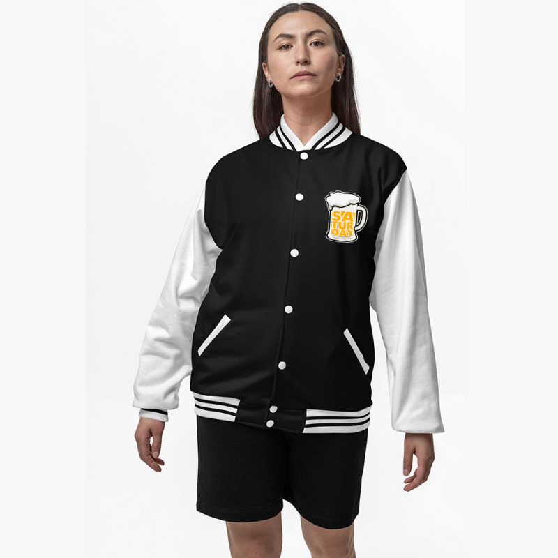 Saturday Beer Bomber Jacket by autlu2024 | Artistshot