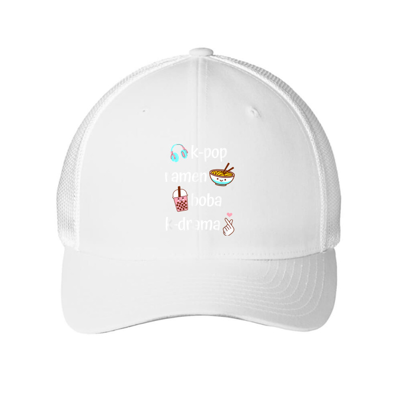 Cute Kawaii K-pop Ramen Boba Bubble Tea K-drama Lover Mesh Cap | Artistshot