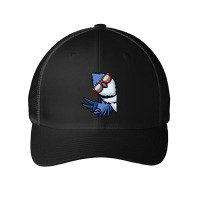 Bird Lover T- Shirt Blue Jay Bird Cyanocitta Cristata T- Shirt (1) Mesh Cap | Artistshot