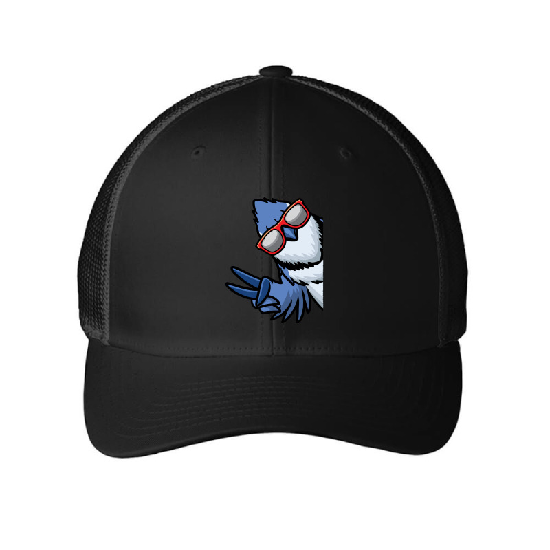 Bird Lover T- Shirt Blue Jay Bird Cyanocitta Cristata T- Shirt (1) Mesh cap by boilinggyrus | Artistshot