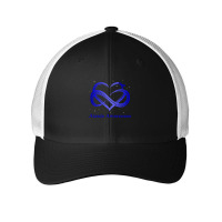 I Wear Blue For Ataxia Awareness Warrior Pullover Hoodie Mesh Cap | Artistshot