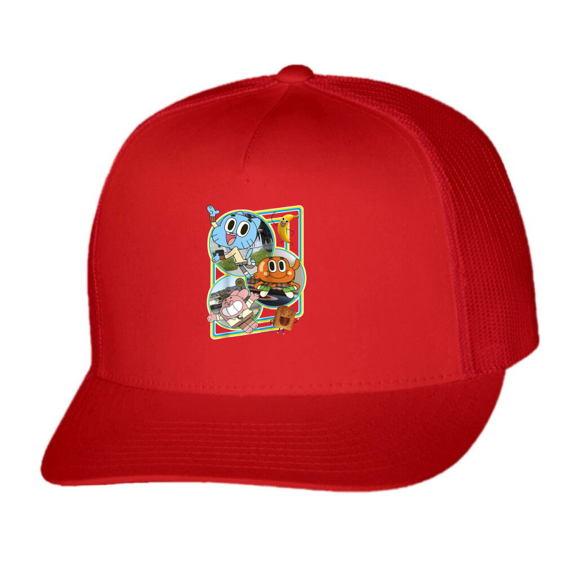 Cn The Amazing World Of Gumball The Boys Trucker Cap by duongnhannam | Artistshot