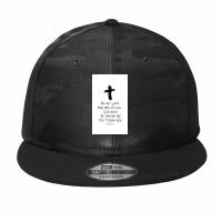 Romans Bible Verse Camo Snapback | Artistshot