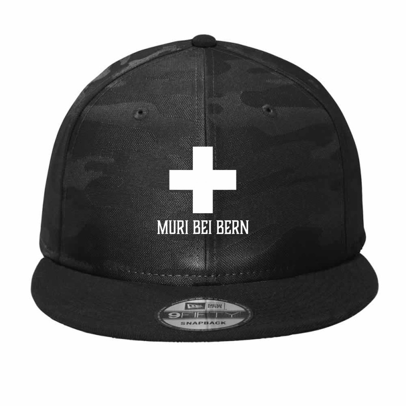 Muri Bei Bern, Switzerland Swiss, Suisse Cross Camo Snapback by Mello Greenwood | Artistshot