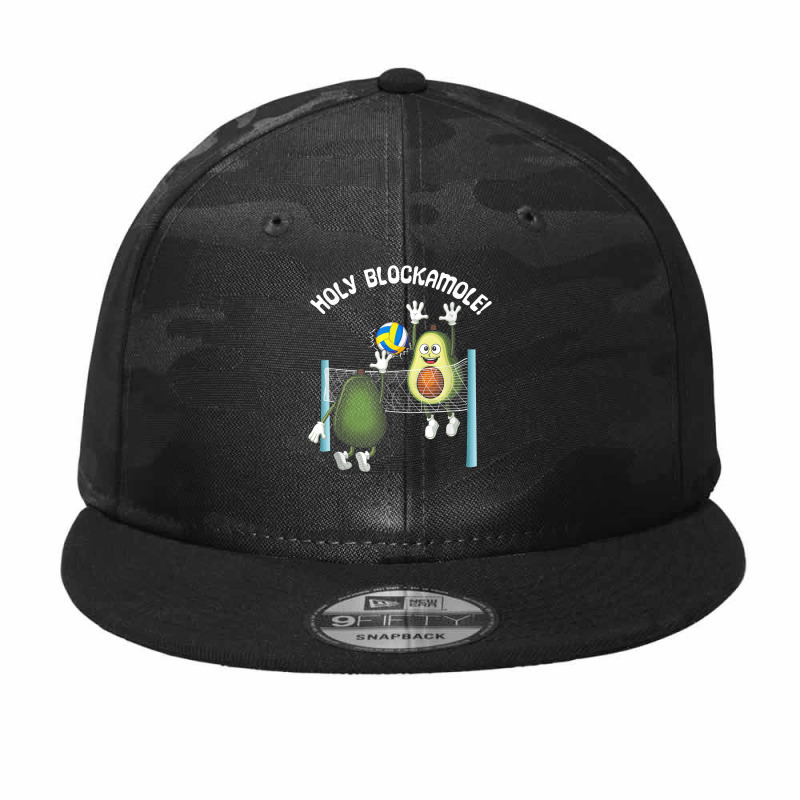 Holy Blockamole! Guacamole Player Blocker Volleyball T Shirt Camo Snapback by cm-arts | Artistshot